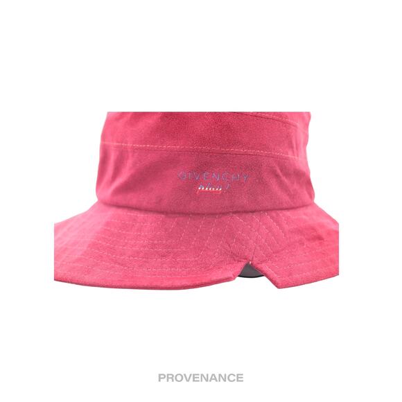 ? Givenchy Play Logo Notch Bucket Hat - Wine Microsuede main image 5